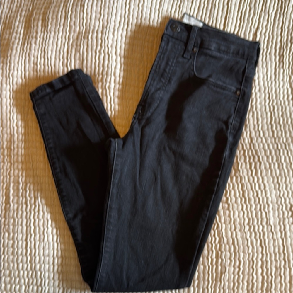 Everlane High rise Skinny black denim jeans